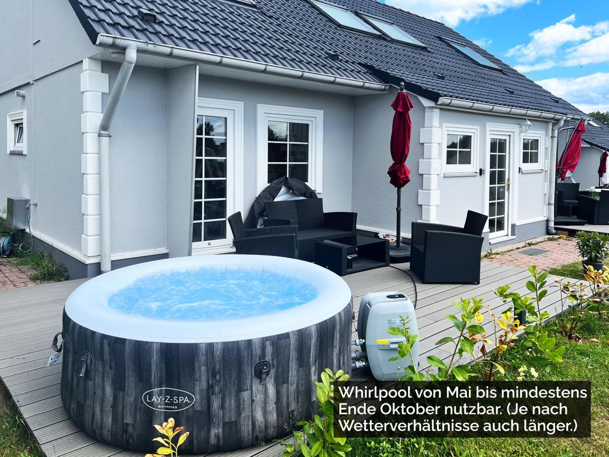 Ferienhaeuser Insel Usedom Haus Samara 8 - Blick Aufs Achterwasser! Whirlpool Und Sauna Lutow المظهر الخارجي الصورة